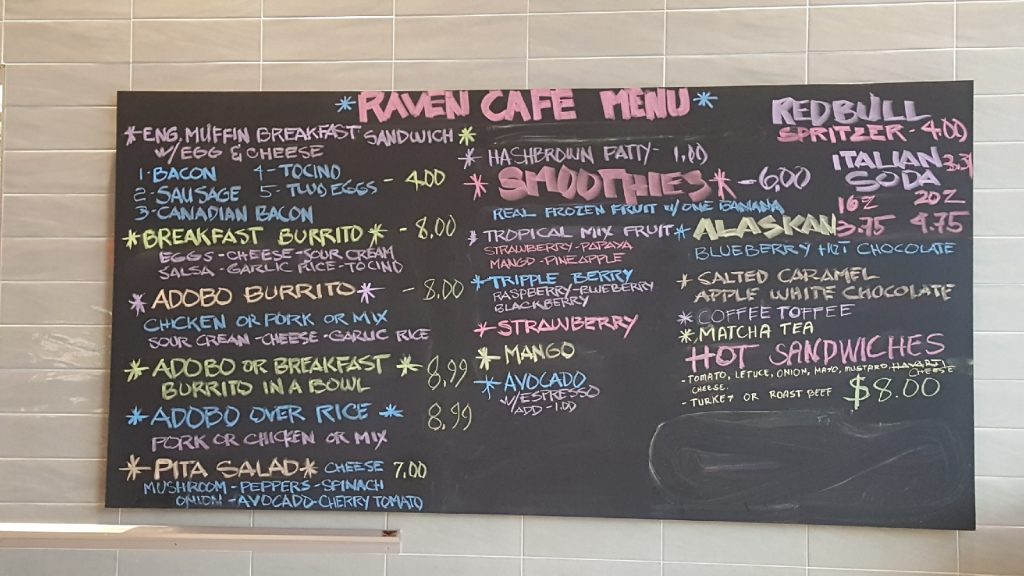 ravencafemenu